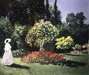 Claude Monet Jeanne-Marguerite Lecadre in the Garden oil painting reproduction